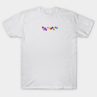 Colorful light bulb Merry Christmas T-Shirt